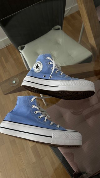 Converse All Star plataforma azul