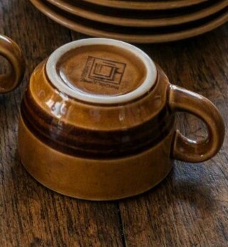 Set 4 Tazzine con Piattini Tognana