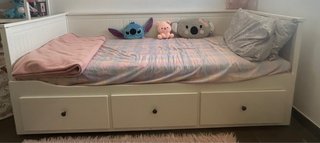 Cama nido blanca con 3 cajones