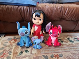 Lote 4 figuras Lilo & Stitch Disney