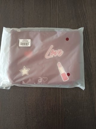 Neceser maquillaje rojo y rosa