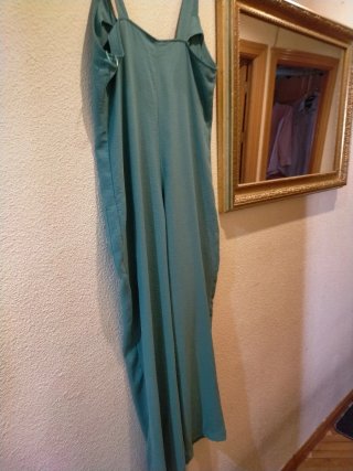 Mono de tirantes mujer verde