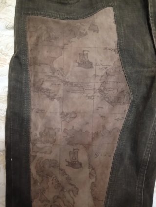 Pantaloni Prima Classe marroni/verdi
