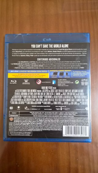 Liga de la Justicia Blu-ray