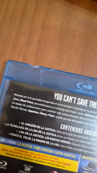 Liga de la Justicia Blu-ray