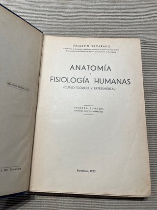 Libro “Anatomía y fisiología Humanas” S. Alvarado