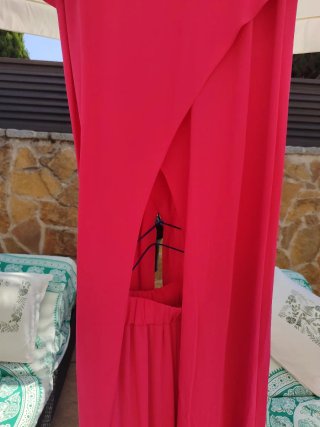 Conjunto pantalón y blusa asimétrico