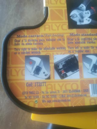 Llave Ajustable Ratchet Alyco