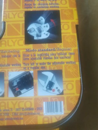 Llave Ajustable Ratchet Alyco