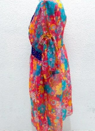 Vestido Vintage Hippie Boho 70s Fairycore M