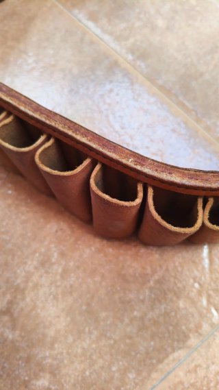 Canana de cuero para 35 cartuchos