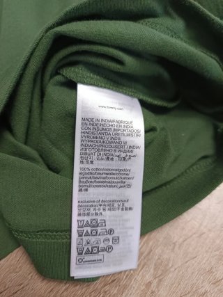 Camiseta Tommy Hilfiger Verde Talla M