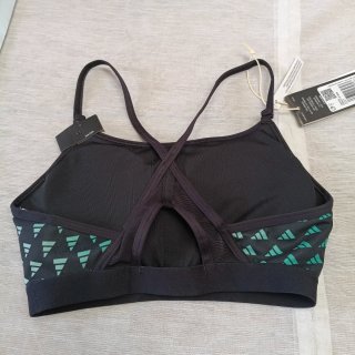 Adidas sujetador deportivo estampado multicolor