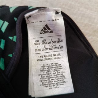Adidas sujetador deportivo estampado multicolor