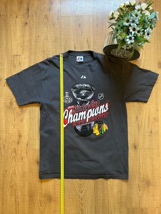 T-shirt Majestic Chicago Blackhawks Campioni Stanl