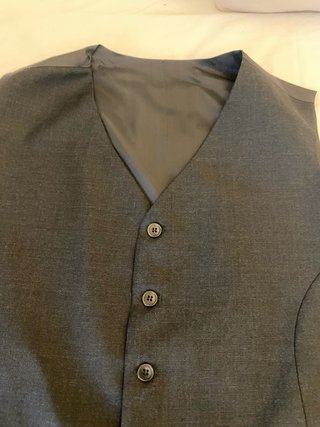 Chaleco de vestir para caballero negro