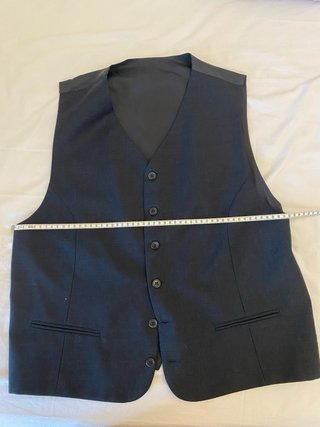 Chaleco de vestir para caballero negro