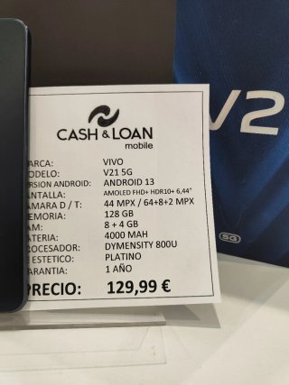 Vivo V21 5G 128GB Morado