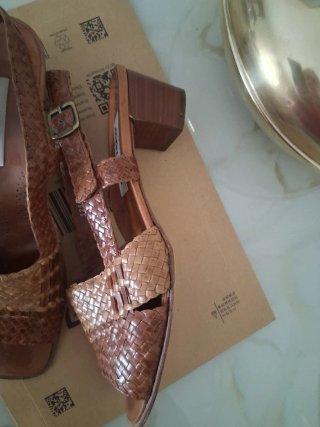Sandali Melluso donna marrone intrecciati