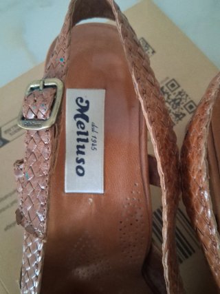 Sandali Melluso donna marrone intrecciati