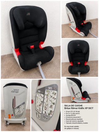 Silla coche Britax Römer Kidfix XP Sict Negra