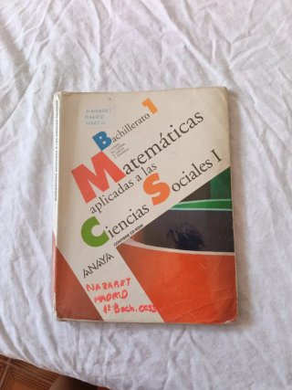 Matemáticas aplicadas a las Ciencias Sociales I.