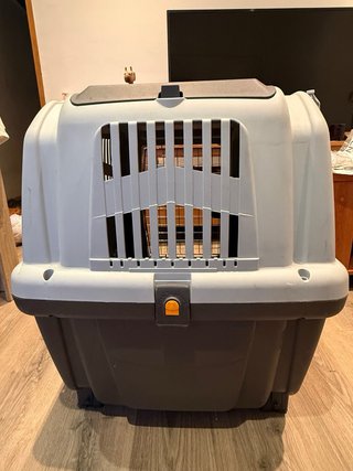 Transportín Perro SKUDO 5 IATA Gris/Blanco