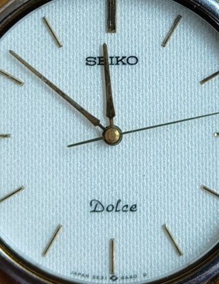 Reloj Seiko Dolce vintage oro-Ref. 5E31-6A30