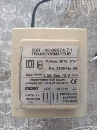 Transformador 12V 30W 2.5A