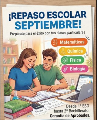 CLASES PARTICULARES!! Repasa antes de septiembre!!