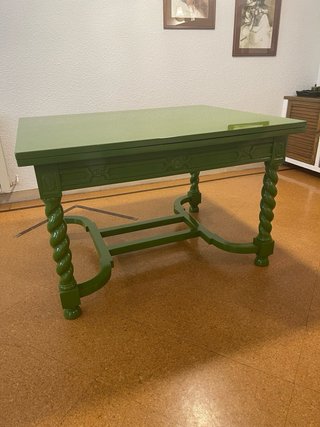 Mesa comedor y 6 sillas. 120x100 ampliable