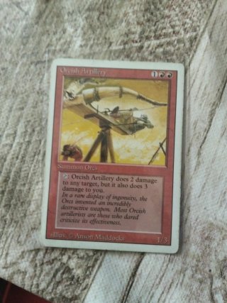 Carta Magic Orcish Artillery