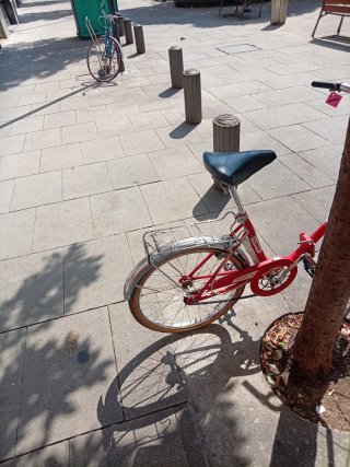 Bicicleta roja