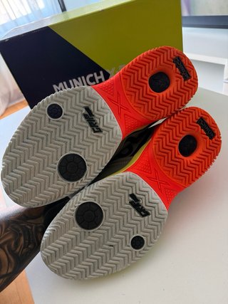 Zapatillas Munich X-Pad Grises y Naranjas