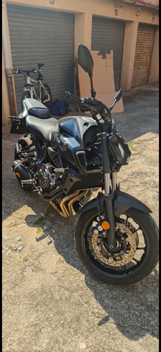 Yamaha MT 07 2022 Moto Naked Negra