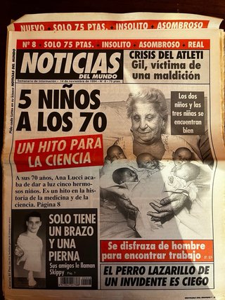 Revista Noticias del Mundo, 9 numeros