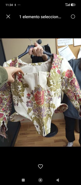 Traje de Fallera Siglo XVIII - Nuevo