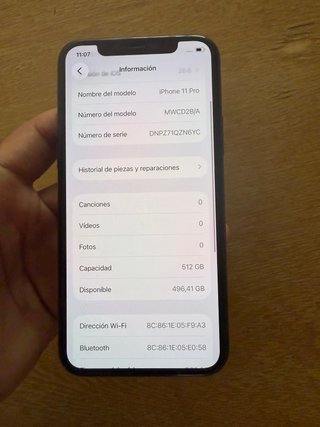 iPhone 11 Pro 512GB Negro