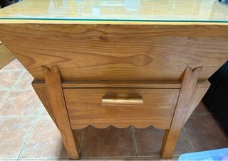 Mueble (Artesa) rústico de madera hecho a mano