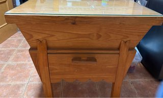 Mueble (Artesa) rústico de madera hecho a mano
