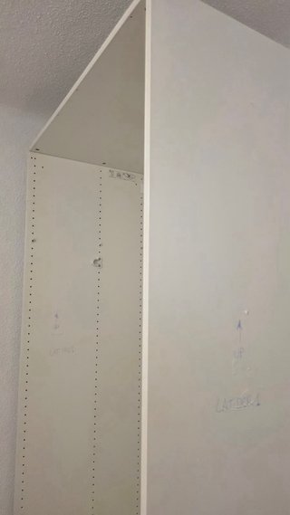 Armario vestidor 3 módulos blanco