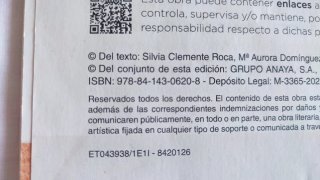 Libro texto 1ESO biología y geología anaya