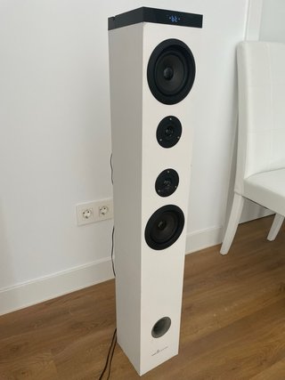Energy System Tower 5 Altavoz Torre Blanca