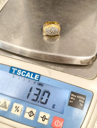 Anillo Sello Oval Oro 18kt Circonitas de colores