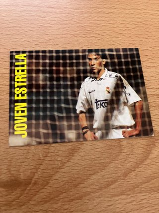 Cromo Real Madrid Joven Estrella Raul Gonzalez