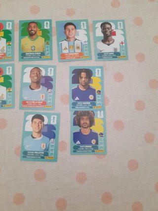 Lote 30 cromos Panini Mundial 2026