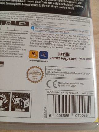 Grand Theft Auto: The Trilogy Switch 70065