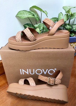 Sandalias Inuovo Piel Beige