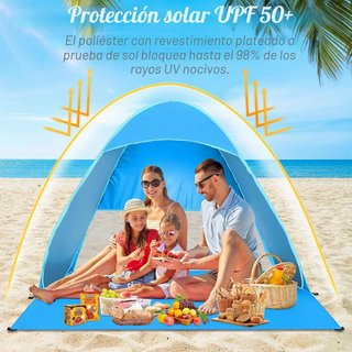Tienda de Campaña Playa Pop Up UPF 50+ BUOAZR