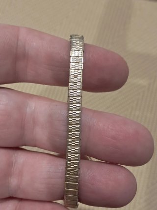Vintage reloj de pulsera dorado y plateado